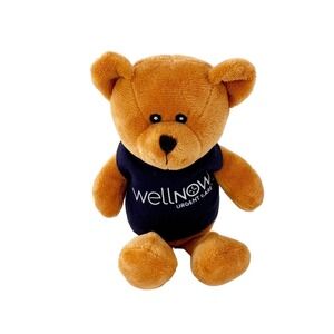 Wellnow Urgent Care Teddy Bear Plush 9" Collectible Brown Steven Smith Hoodie
